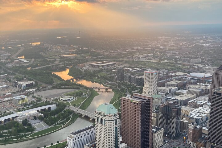 Downtown Skyline near Sunset